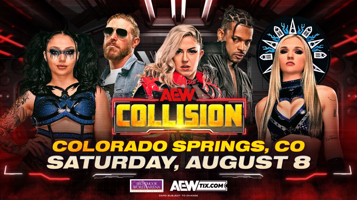AEW COLLISION promotional artwork