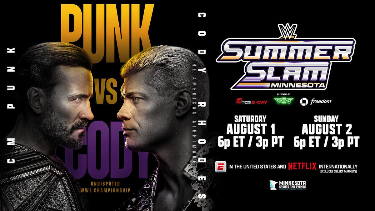 SummerSlam Minnesota promotional artwork